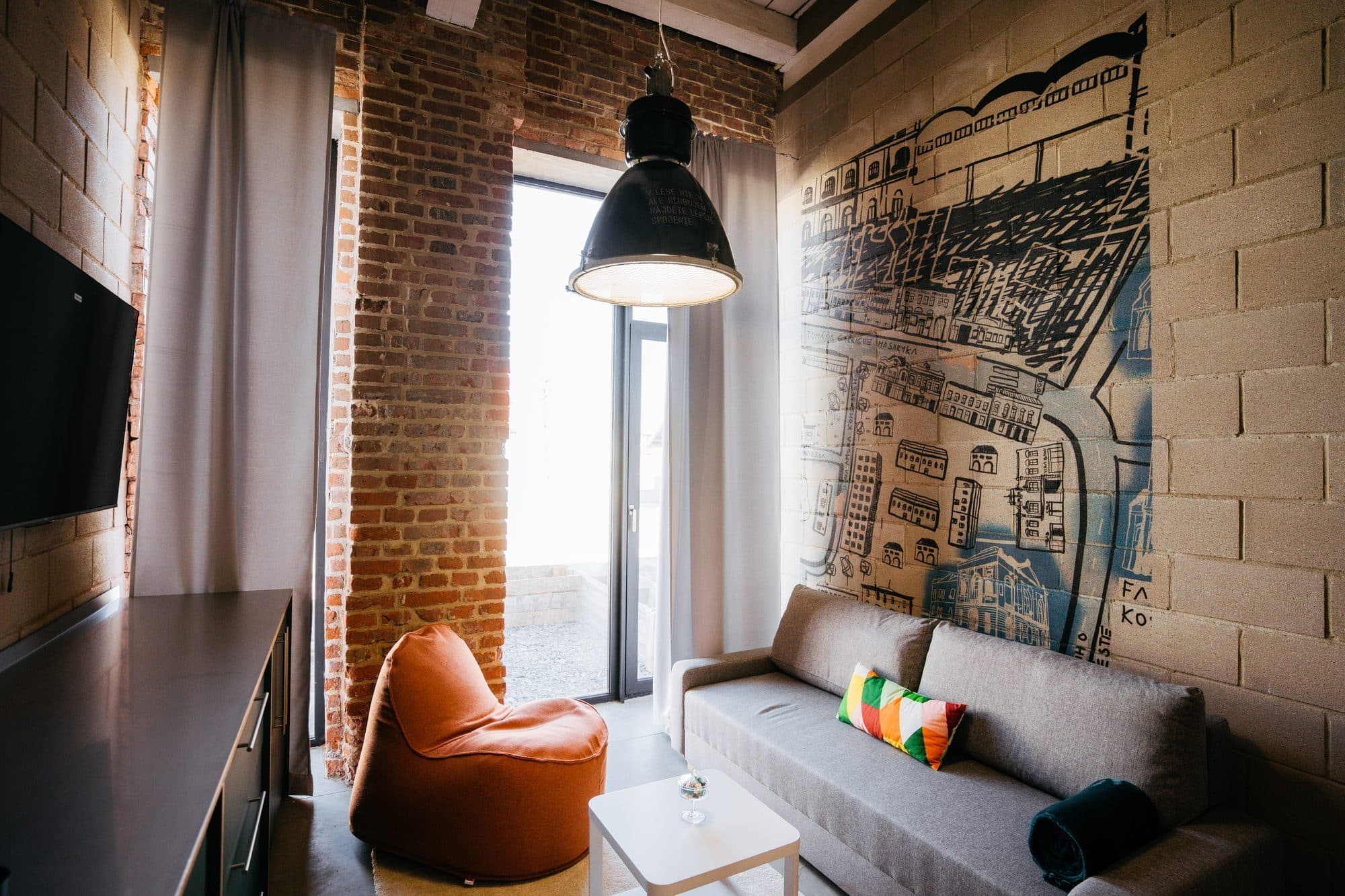 Loft 2 — spálňa Smaltovňa Lučenec
